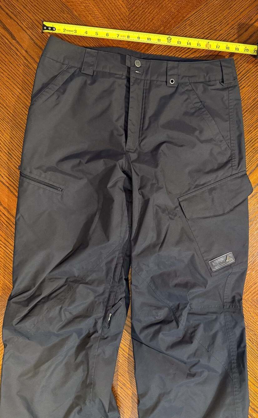 Burton Dryride Cargo Snowboard Pants Black Men's Large
